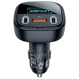 АЗП Acefast B5 PD36W+QC4.0 total 101W (1USB-A/2C) Black - мініатюра 2