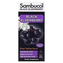 Бузина Black Elderberry Syrup 120 ml Sambucol vit0006444