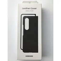 Оригінальний шкіряний чохол Samsung Leather Cover F936 для Galaxy Z Fold4 Black EF-VF936LBEGUA - мініатюра 2