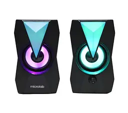 Компьютерные колонки 2.0 MICROLAB B22 USB - мініатюра 1