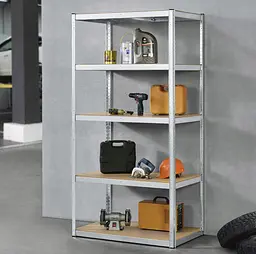 Стелаж LEOBRO Premium 220 х 90 х 40 см, 175кг/полиця, 5 полиць (LB-R119) - мініатюра 6