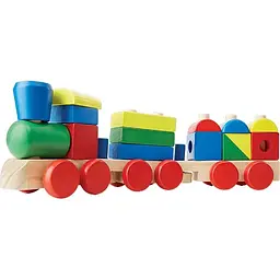 Дерев'яний поїзд з кубиків Melissa&Doug (MD572)