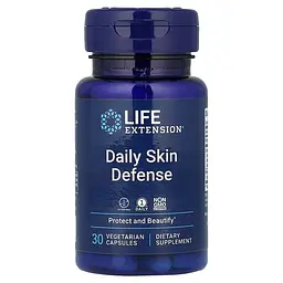 Комплекс для шкіри Life Extension Daily Skin Defense, 30 вегакапсул - Термін 08.26