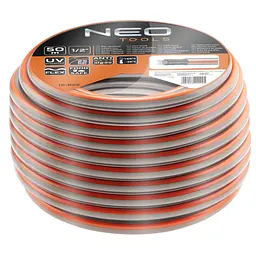 Шланг садовий Optima, 1/2", 50м, 4 шари, до 25бар, -20…+60°C Neo Tools sad0001899 - мініатюра 2