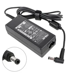 Блок живлення для ноутбука Asus 19V, 3.42A, 65W, 5.5x2.5mm, black (без кабеля) - мініатюра 2