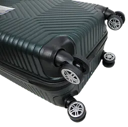 Мала пластикова валіза на колесах 45L Polo смарагдова GD sum0028685 - мініатюра 7