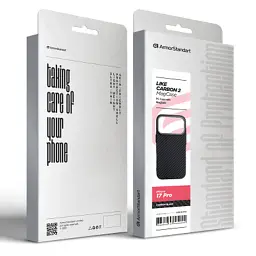 Чохол до мобільного телефона Armorstandart LikeCarbon2 MagCase Apple iPhone 17 Pro Carbon Black (ARM86258) - мініатюра 8