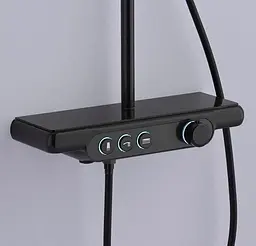 Душова система Dusel Pour Black (239307000), Чорний матовий - мініатюра 4