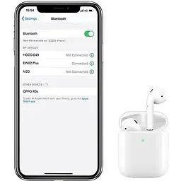 Бездротові навушники Hoco EW02 Plus True wireless Bluetooth білі - мініатюра 6