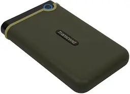 Накопичувач Transcend зовнiшнiй HDD 2.5` USB 2.0TB StoreJet 25M3 Military Green Slim (TS2TSJ25M3G) - мініатюра 2