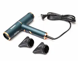 Фен Kemey CFJ-KM-8225 3000 Вт 2 швидкості Зелений (2390000004) - мініатюра 3