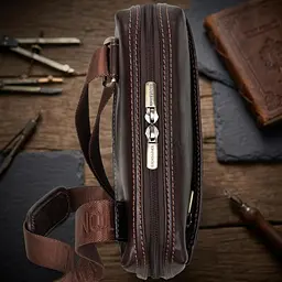Чоловіча сумка Tony Perotti Italico 6001G-20 (90633) Коричнева - мініатюра 9