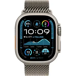 Смарт-годинник Apple Watch Ultra 2 49mm Natural Titanium Case with Natural Titanium Milanese Loop Medium (MX5R3) [114925] - мініатюра 2