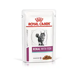 Вологий корм Royal Canin Renal With Fish для котів з хронічною нирковою недостатністю 85 г