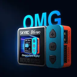 Зарядний пристрій багатофункціональний SkyRC B6 Neo 200w 10A з функцією балансування АКБ FPV DC/PD Blue Red (18769) - мініатюра 7