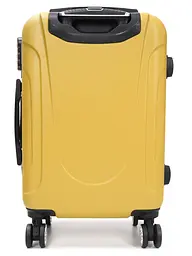 Валіза маленька S ABS-пластик Madisson Snowball 03403 58х38х23см 35л Жовтий - мініатюра 4