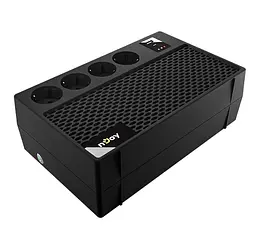 ДБЖ зі стабилизатором AVR UPS Njoy Renton Plus 600VA 360W, Lin.int., 4xSchuko, USB Type-A, USB Type-C - мініатюра 4