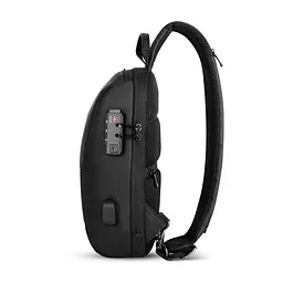 Рюкзак-слінг Mark Ryden MR7039 для планшета 9.7" з TSA-замком та USB-портом (Чорний) - мініатюра 3