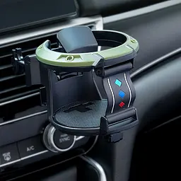 Підстаканник Автомобільний Підставка Для Напоїв у дефлектор Карбон (SB-3022) - мініатюра 3