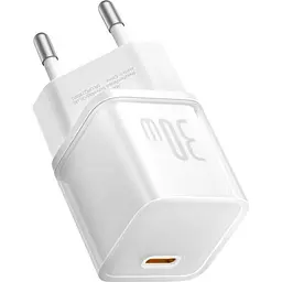 Мережевий зарядний пристрій Baseus GaN5S Fast Charger 1C 30W White (P10162504213-00) [113779] - мініатюра 2