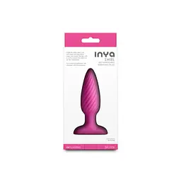Анальна пробка з вібрацією NS Novelties INYA - Swirl - мініатюра 4