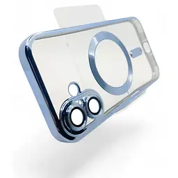 Чохол-накладка BeCover TPU Chrome Case (MagSafe) для Apple iPhone 16 Plus Sierra Blue (712077) - мініатюра 5