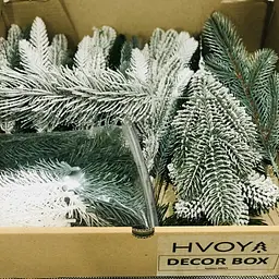 Набір хвойних литих гілочок Hvoya Decor Box (84 елементи) - мініатюра 10