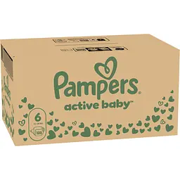 Уцінка.  Підгузки Pampers Active Baby 6 (13-18 кг), набір 128 шт.  - мініатюра 2