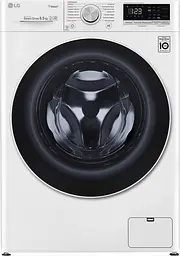 Пральна машина LG з фронтальним завантаженням F2V5GS0W, 8,5кг, 1200, A+++-30%, Пар, глибина 47см, Дисплей, Інвертор, Білий (F2V5GS0W)