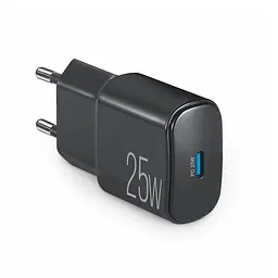 Мережевий зарядний пристрій Brevia ePower PD25W USB-C чорний(45025CB)