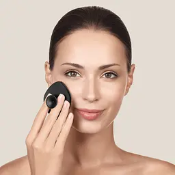 Щітка для обличчя GESKE Facial Brush 4 в 1 з тримачем сіра - мініатюра 5