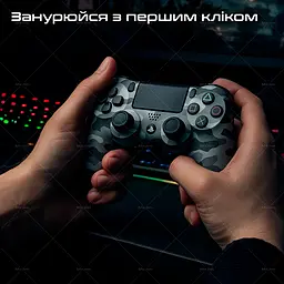 Бездротовий геймпад Sony PlayStation/PC DualShock 4 Green Camo - мініатюра 8