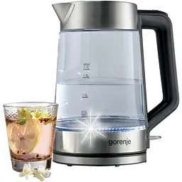 Електрочайник Gorenje K 17 GED silver 1.7 л (00000024082) - мініатюра 5