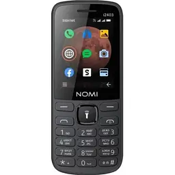 Телефон Nomi i2403 Black (чорний) - мініатюра 2