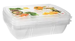 Контейнери для продуктів, 1,0 л, 3 шт. - мініатюра 2
