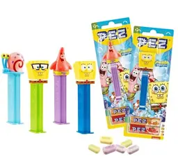 Диспенсер з цукерками Pez SpongeBob SquarePants Равлик Гері 17г - мініатюра 4