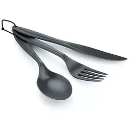 Комплект GSI Outdoors ніж виделка ложка 3 pc Ring Cutlery Сірий (1099-70505)