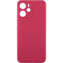 Силіконовий чохол Epik Candy Full Camera для Xiaomi Redmi Note 14 4G (Europe version) Бордовий / Burgundy
