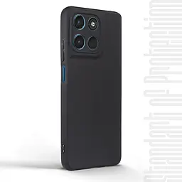 Чехол-накладка для смартфона Motorola G57 Power 5G, противоударный, силиконовый, термополиуретановый (ТПУ), с защитой камеры и корпуса, черный, защита всего корпуса, ArmorStandart (ARM89608) - мініатюра 2