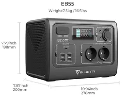 Зарядна станція Bluetti PowerOak EB55 PB930340 - мініатюра 4