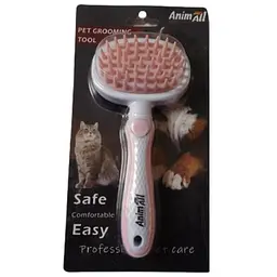 Силіконовий гребінець AnimAll Groom рожева