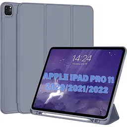 Чохол-книжка BeCover Tri Fold Soft TPU з кріпленням Apple Pencil для Apple iPad Pro 11 2020/2021/2022 Purple (711114) - мініатюра 7