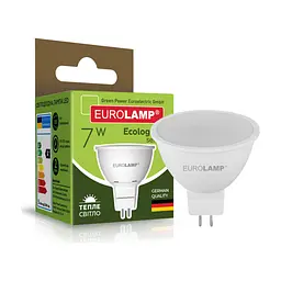 Лампочка Eurolamp LED SMD MR16 7W GU5.3 3000K 220V (LED-SMD-07533(P))