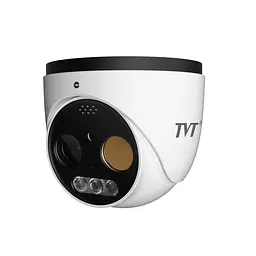 Тепловізійна IP-відеокамера TVT TD-5525E1-VT(3/PE) Thermal 256*192 f=3.2mm Optical 5Mp f=4mm (77-00320)
