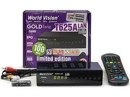 Ефірний Т2 цифровий тюнер World Vision T625A LAN - мініатюра 1