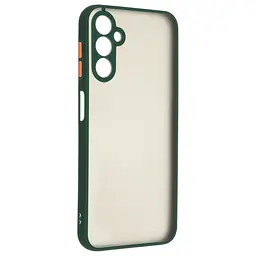 Чехол-накладка для Samsung Galaxy A14 5G (A146)/A14 4G (A145), Frosted Matte, зеленый, противоударный чехол с защитой всего корпуса, термополиуретан TPU + поликарбонат PC, ArmorStandart (ARM66710)