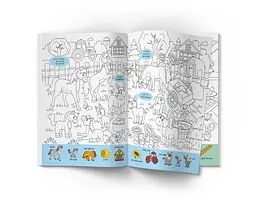 Віммельбух-розмальовка Кристал Бук Ферма, 16 сторінок (F00029645) - мініатюра 3