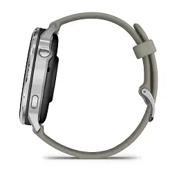 Смарт-годинник Garmin Venu 4 45mm Silver with Siliver Gray Silicone (010-03014-41) - мініатюра 2