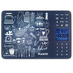 Кухонні електронні ваги для зважування продуктів Magio MG-692 з дисплеєм для будинку до 5кг