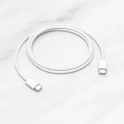 Кабель для зарядки Type-C – Type-C, 1 м, білий, швидка зарядка, для телефону та планшету - мініатюра 2
